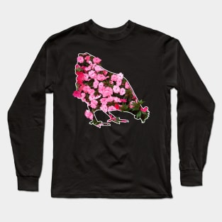 Floral Chicken Girl Farmer Gift product Long Sleeve T-Shirt